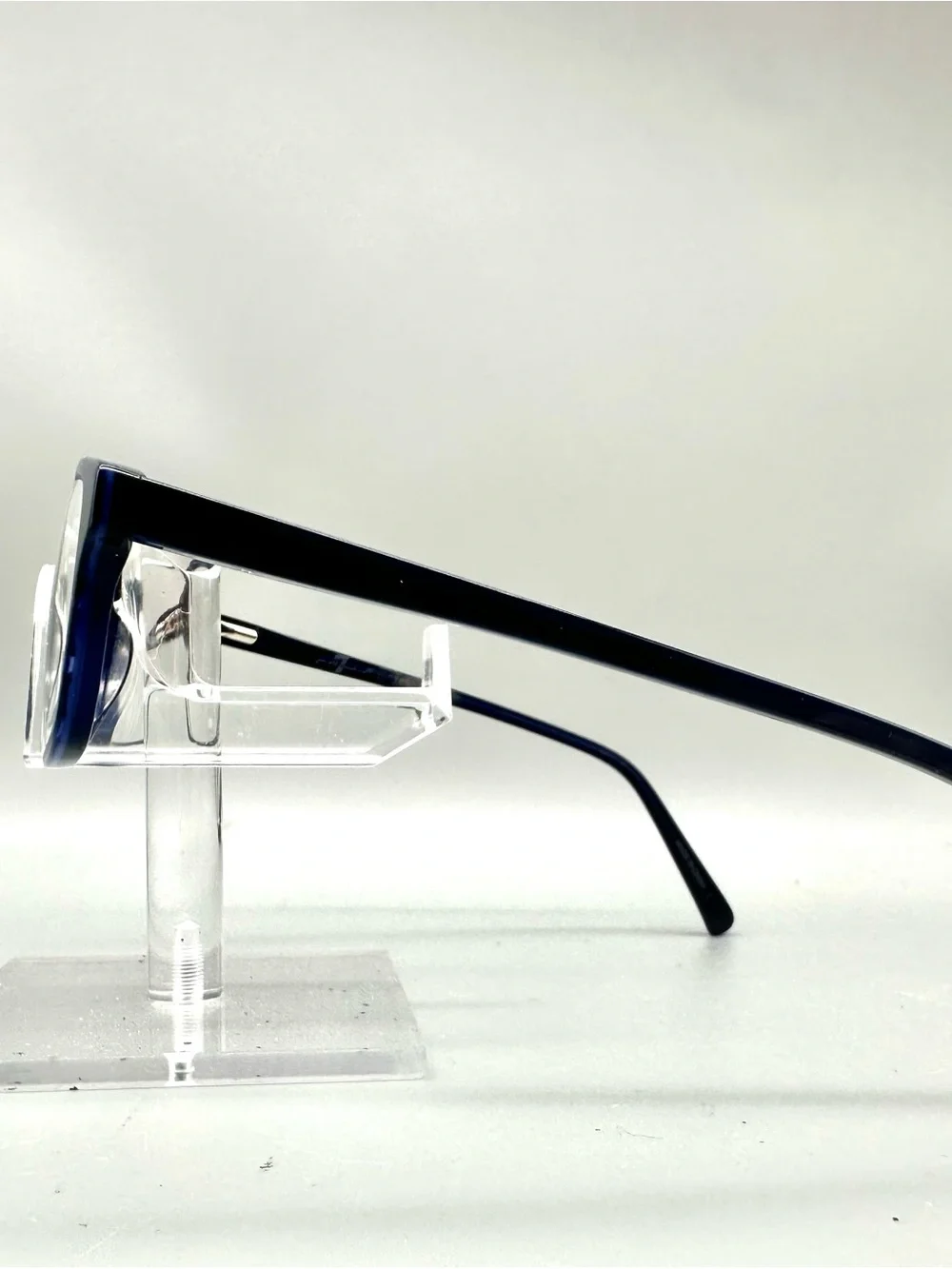 7 For All Mankind Indigo Blue Eyeglass Frames 53-17-143 Rectangular Glasses